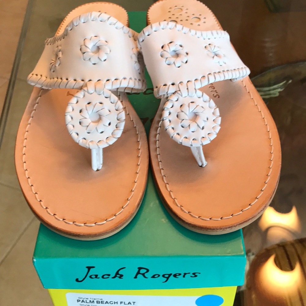 Jack Rogers Palm Beach Flat size 8